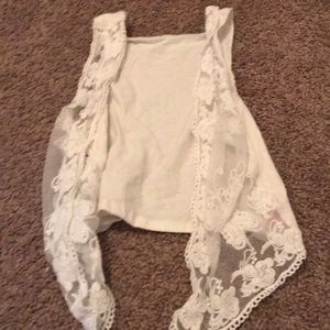 Lace vest perfect for dresses
